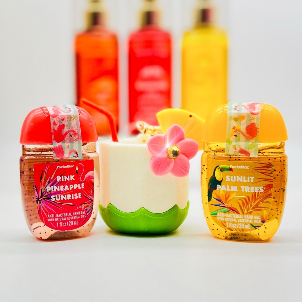 Pink Sunrise, Solar Shine, Vacation Vibe - BBW 🌺 6 pc tropical gift set - Picture 3 of 3